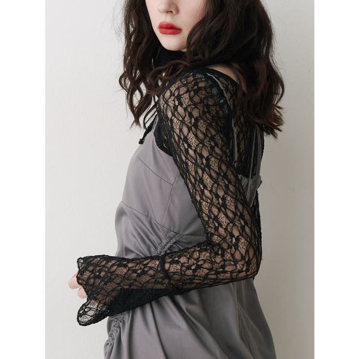 レースボディスーツトップス[品番：MKSW0061527]｜jouetie（ジュエティ