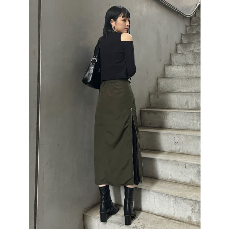 マルチウェイZIPナロースカート[品番：MKSW0058837]｜MURUA（ムルーア