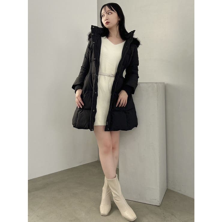 ウエストマークレディダウンコート[品番：MKSW0060997]｜dazzlin