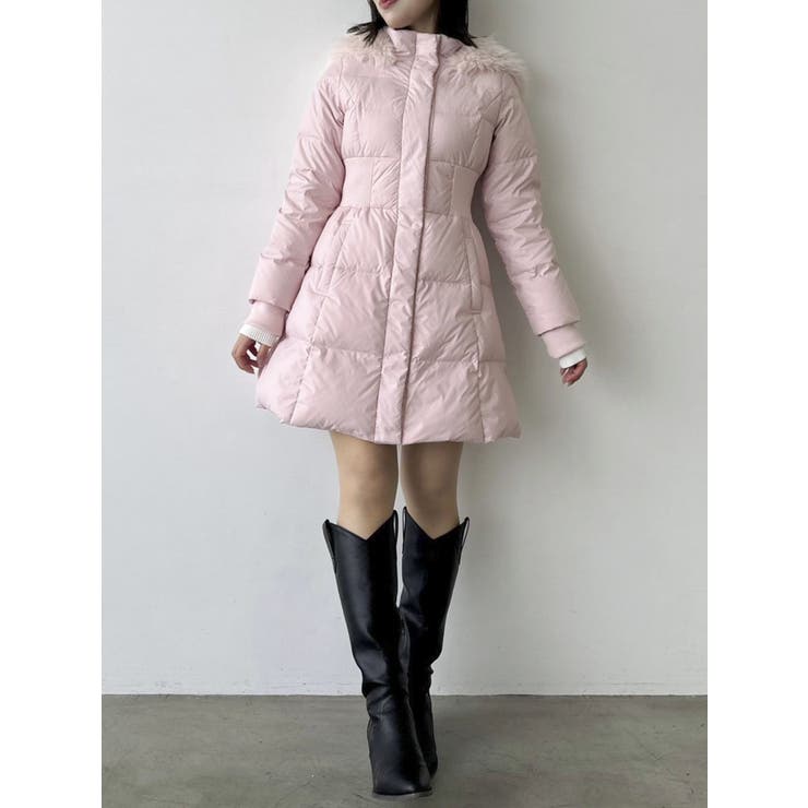 ウエストマークレディダウンコート[品番：MKSW0060997]｜dazzlin