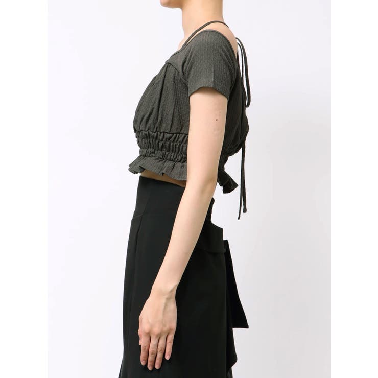 フリルデザインカットトップス[品番：MKSW0066114]｜RESEXXY