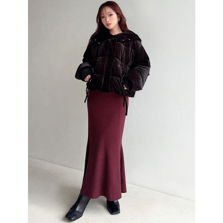 リボンデザインダウンジャケット[品番：MKSW0067324]｜RESEXXY