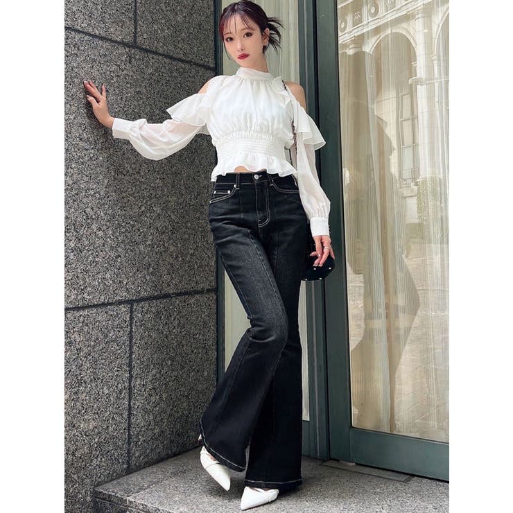 スタイルメイクフレアデニムパンツ[品番：MKSW0067618]｜RESEXXY