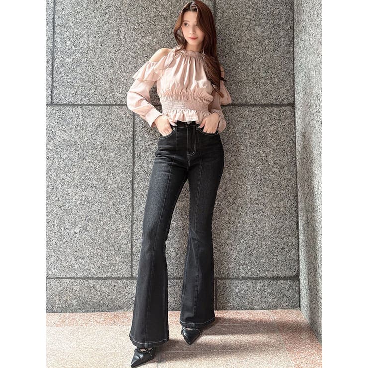 スタイルメイクフレアデニムパンツ[品番：MKSW0067618]｜RESEXXY