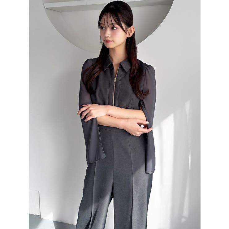 シアースリーブコンビネゾン[品番：MKSW0068791]｜RESEXXY（リゼクシー