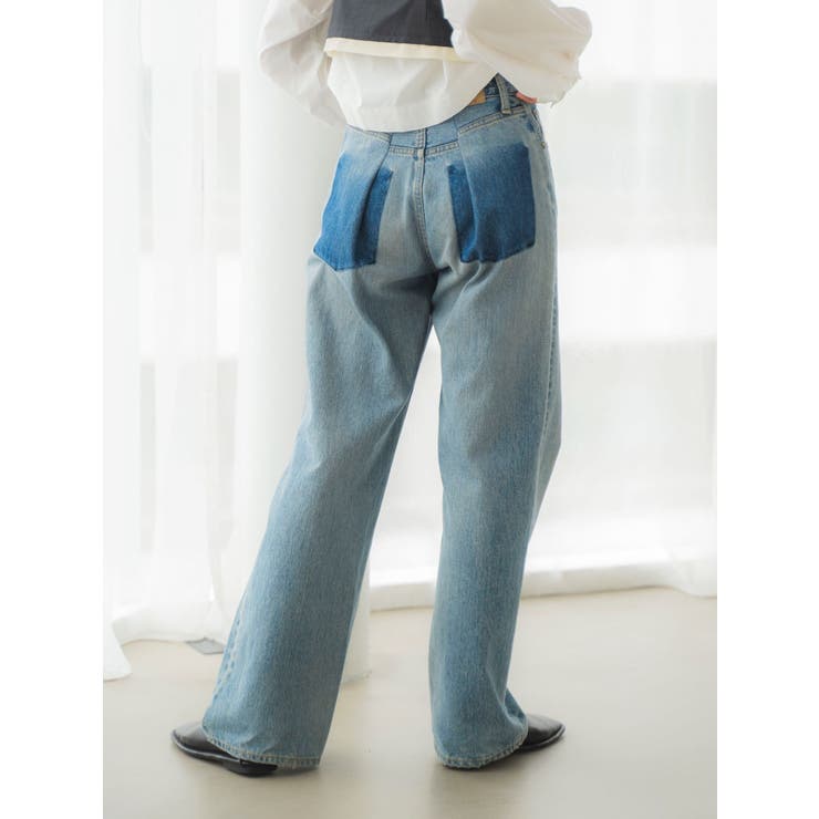 リメイクデザインルーズデニム[品番：MKSW0059283]｜Ungrid（アン