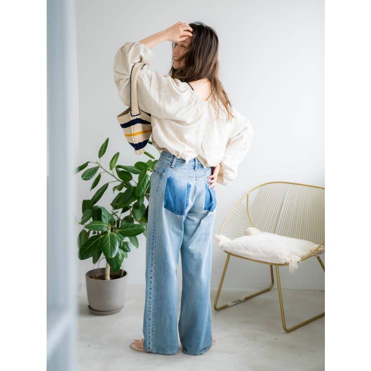 リメイクデザインルーズデニム[品番：MKSW0059283]｜Ungrid（アン