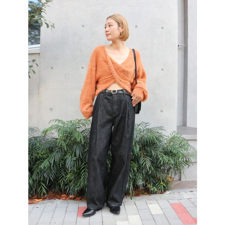 タックデザインカーブデニム[品番：MKSW0066343]｜Ungrid（アン