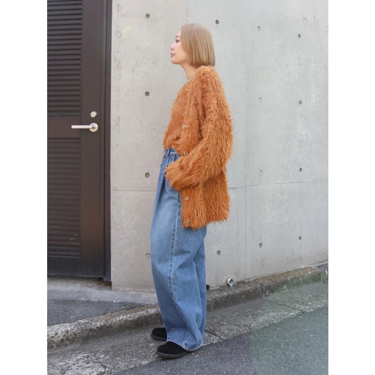 タックデザインカーブデニム[品番：MKSW0066343]｜Ungrid（アン