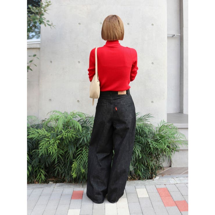 タックデザインカーブデニム[品番：MKSW0066343]｜Ungrid（アン