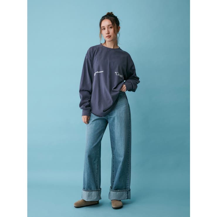 ロールアップルーズデニム[品番：MKSW0061542]｜Ungrid（アングリット