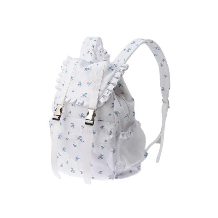 flowerフリルバックパック[品番：MKSW0061438]｜merry jenny