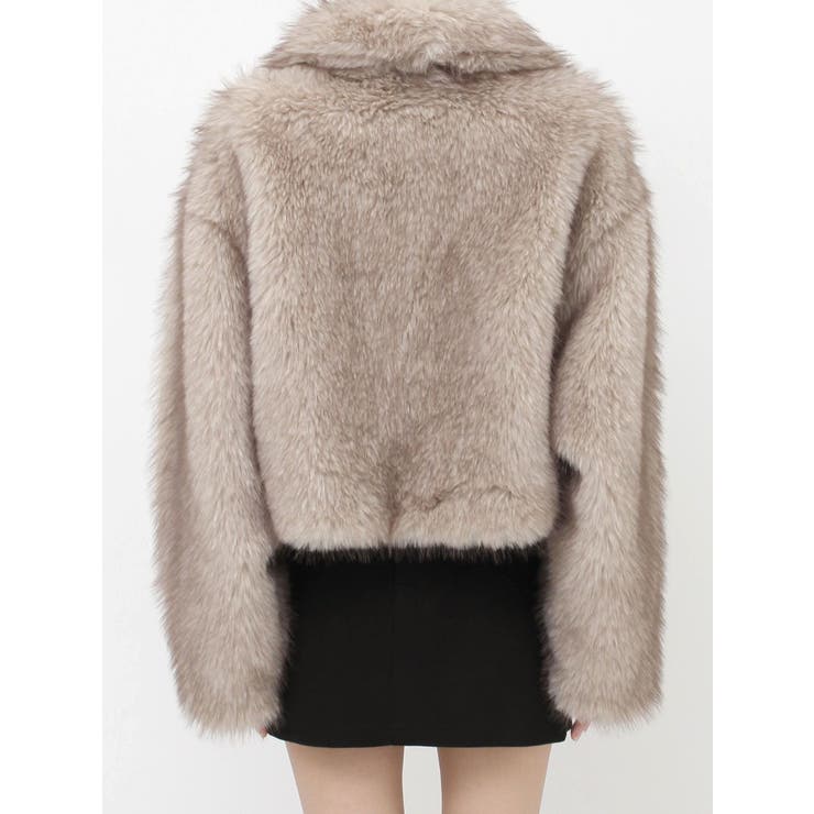 フェイクファーショートブルゾン[品番：MKSW0066700]｜EVRIS（エブリス