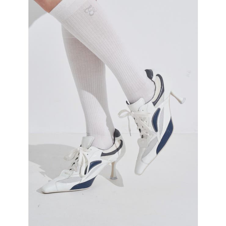 ポインテッドスニーカーヒール[品番：MKSW0063527]｜EVRIS（エブリス