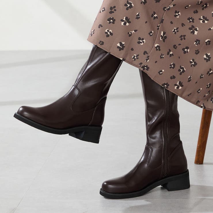 感動フィット ピタ心地ストレッチロングブーツ/51502[品番