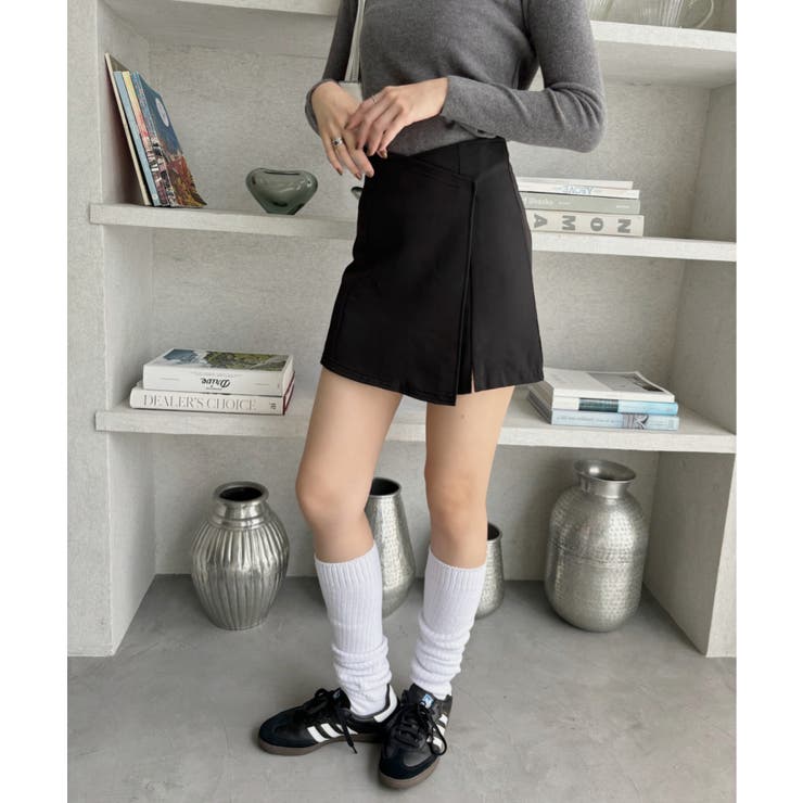 ラップデザイン ミニ キュロットパンツ[品番：ORGW0009261]｜Ada