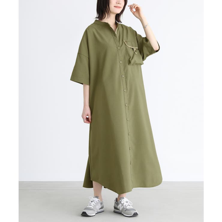 n'OrLABELワークシャツワンピース[品番：MITW0017261]｜osharewalker