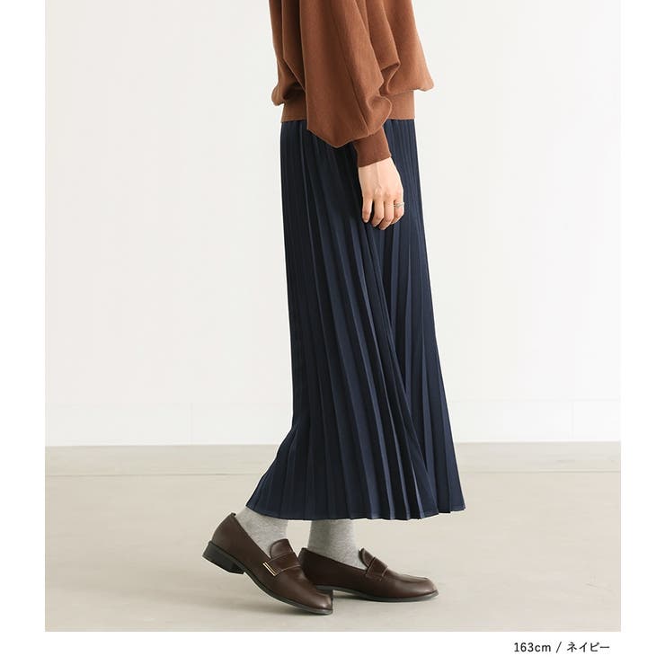 n'OrLABEL切り替えプリーツスカート[品番：MITW0017485]｜osharewalker