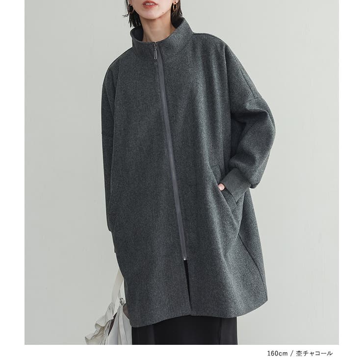 n'OrLABELドルマンスリーブコート [品番：MITW0018651]｜osharewalker