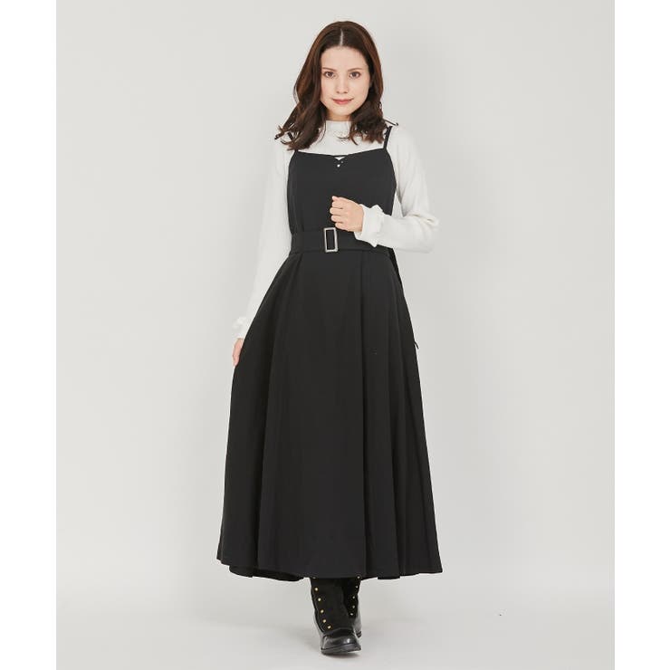 ベルト付キャミワンピース[品番：IGAW0004568]｜axes femme