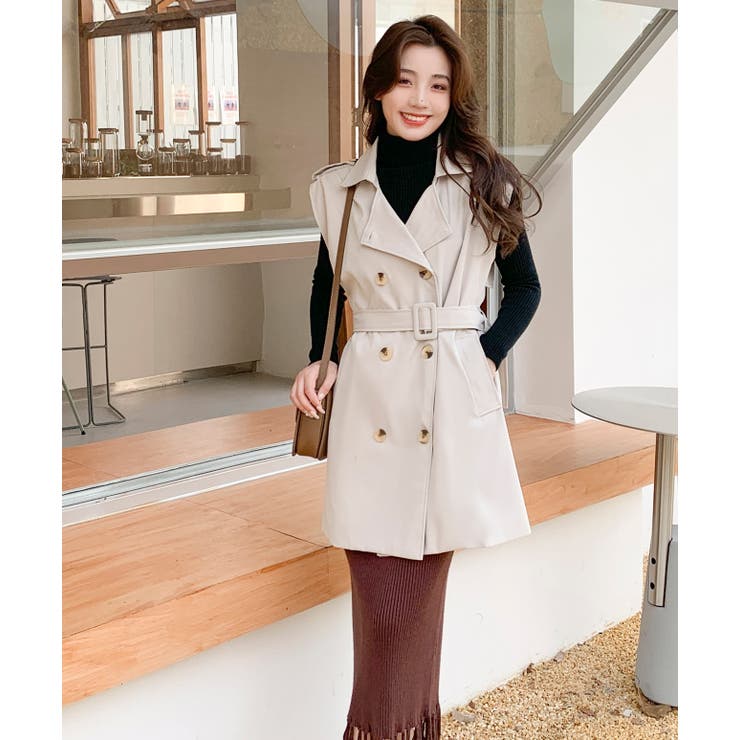 トレンチベスト[品番：ABIW0009838]｜ABITOKYO （アビトーキョー）の