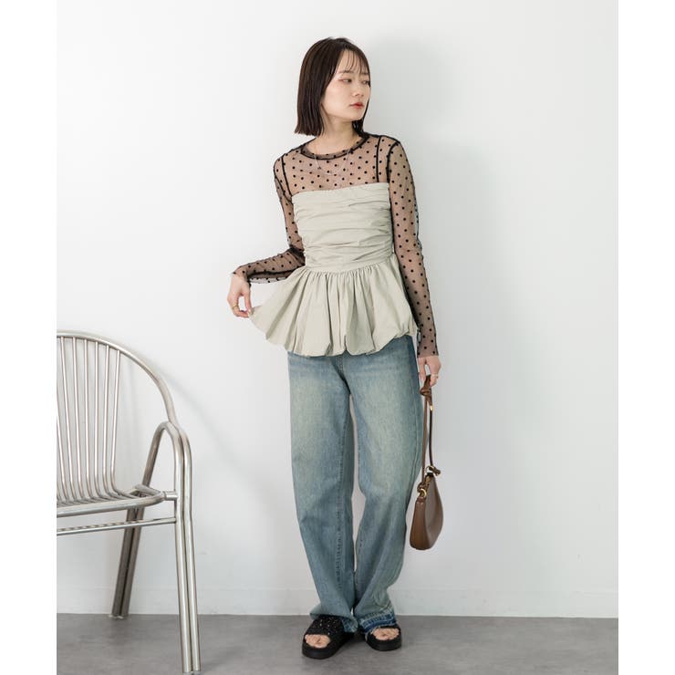 ドットチュール シアートップス[品番：ADEW0004536]｜ad thie