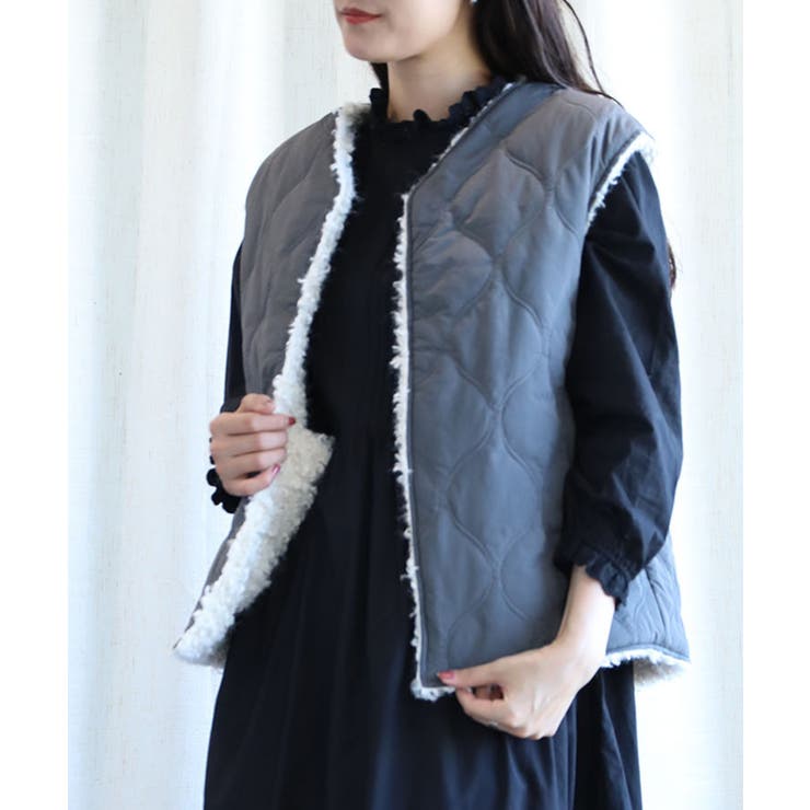 オリジナル2WAYボアベスト【AW】[品番：XT000011672]｜aimoha