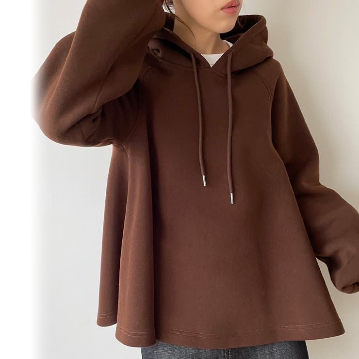 裏起毛フレアパーカー[品番：AMTW0009554]｜JUNOAH（ジュノア ）の