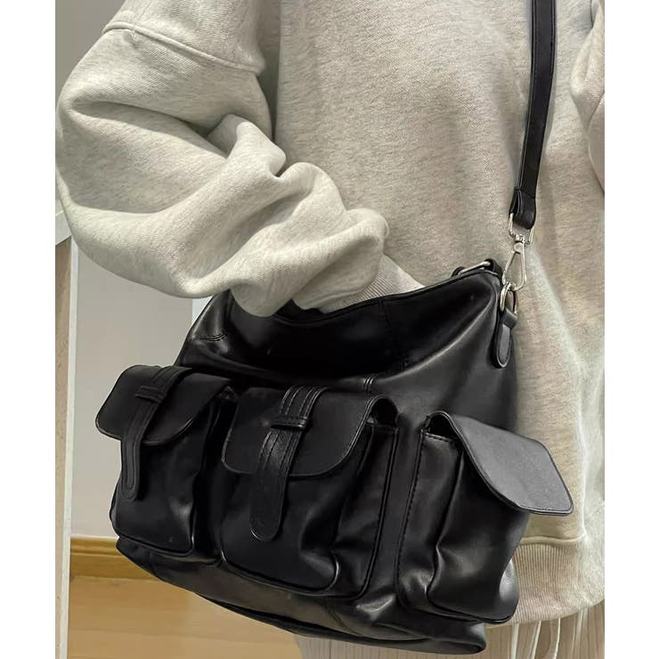 マルチポケットショルダーバッグ 斜めがけ[品番：AGCW0006104