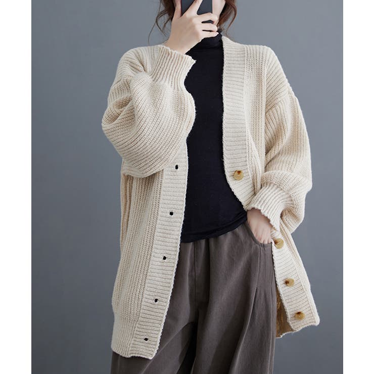 ニットカーディガン レディース アウター[品番：AGCW0006190