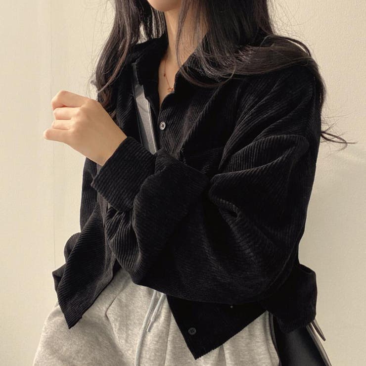 コーデュロイ ジャケット レディース長袖[品番：AGCW0003258