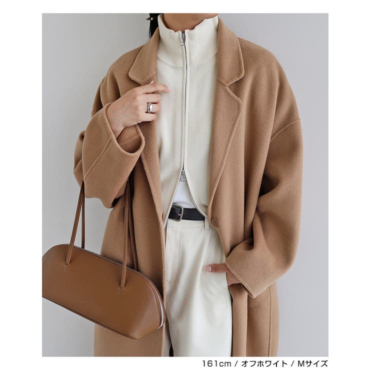 ダブルジップ ウール ニット[品番：AZ000004798]｜andme（アンドミー