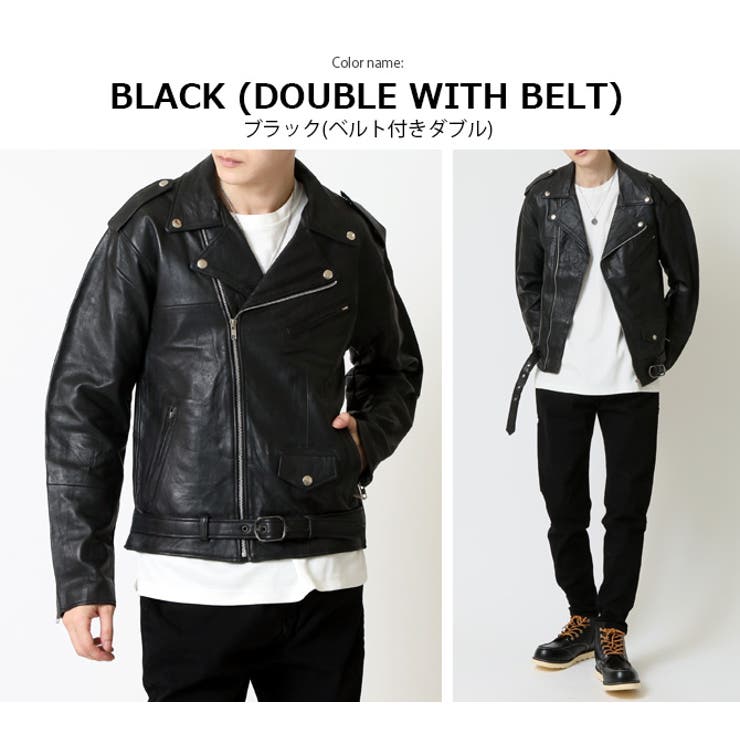 ライダースジャケット メンズ シングルライダース[品番：RQ000004139