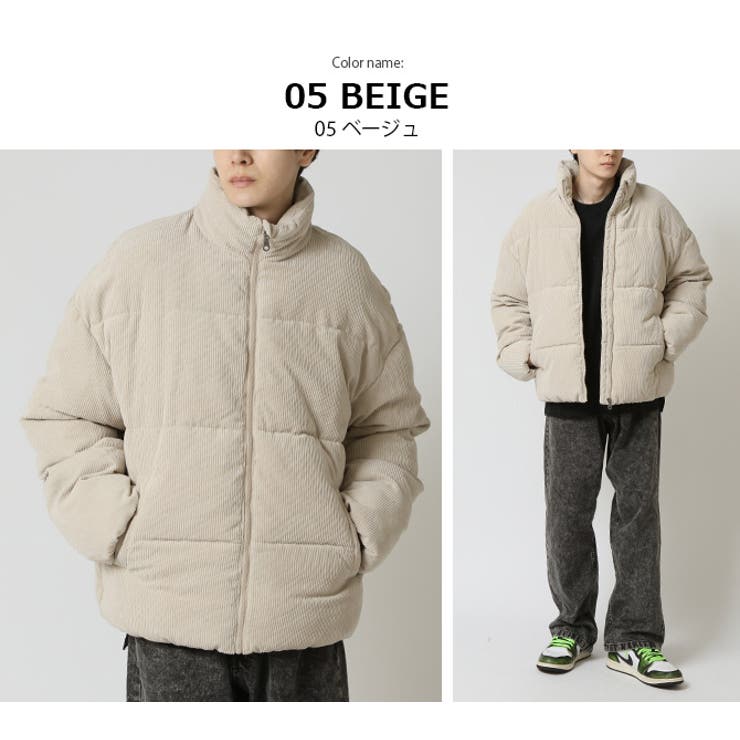 コーデュロイ 中綿ジャケット メンズ[品番：RQ000009352]｜ARCADE