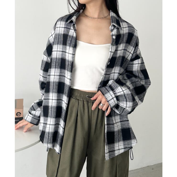ルーズシルエットチェックネルシャツ[品番：OUTW0000627]｜Outfitter