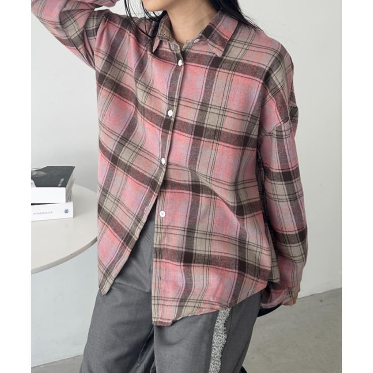 ルーズシルエットチェックネルシャツ[品番：OUTW0000627]｜Outfitter