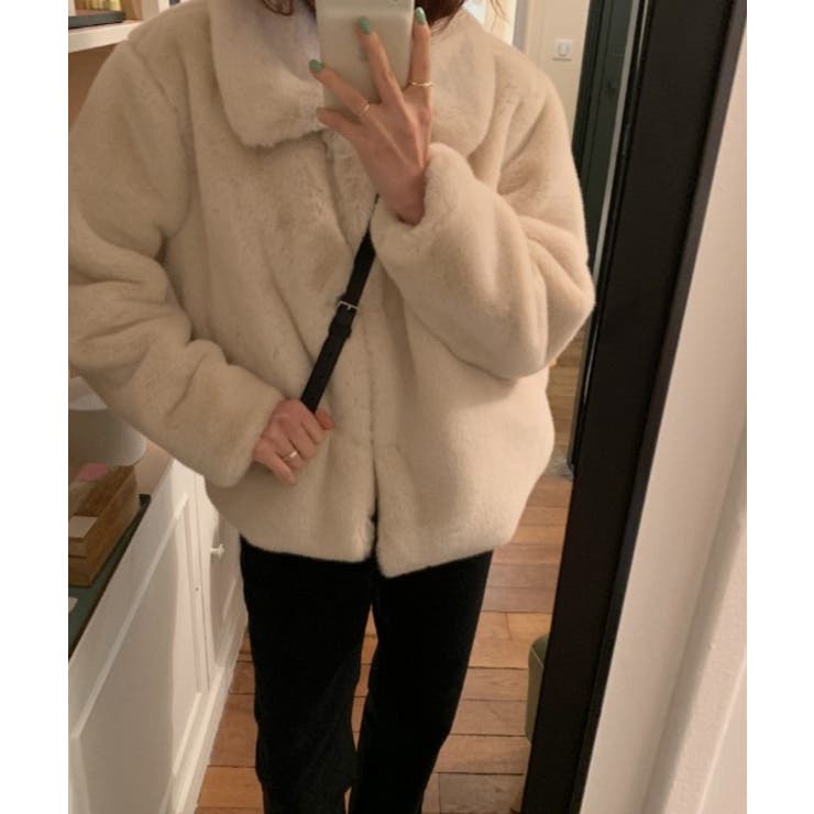 さらさら カラー ファージャケット[品番：FROW0000650]｜by muni:r