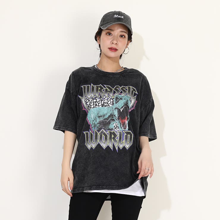 親子お揃い ジュラシックワールド ロックTシャツ 0404A[品番
