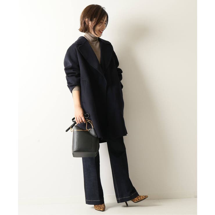 Spick and Span スパックアンドスパン】Wフェイスルーズコート◇[品番