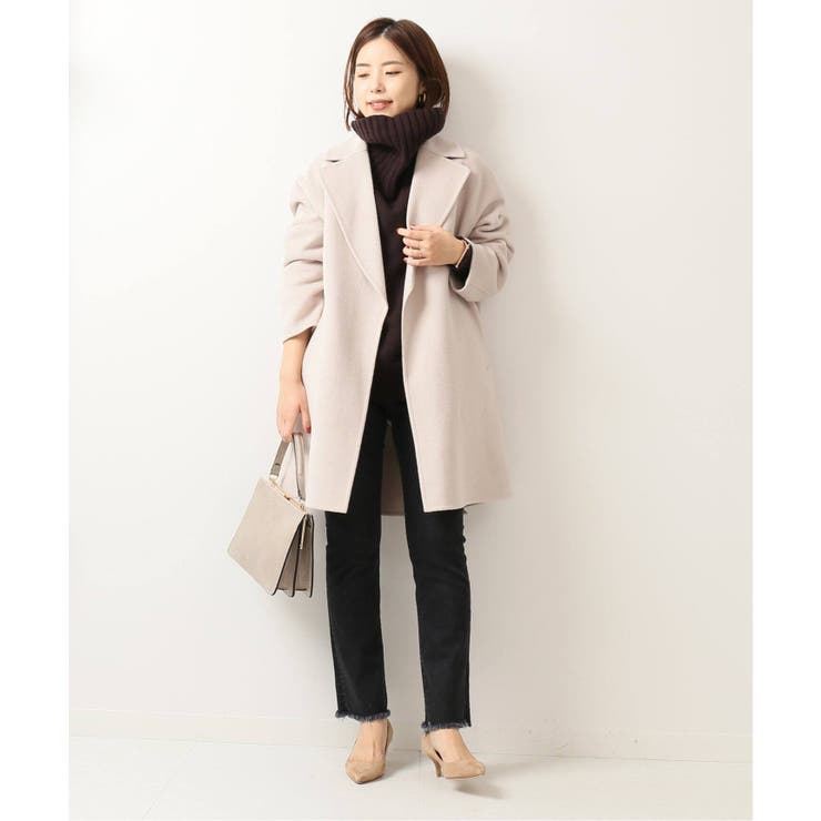 Spick and Span スパックアンドスパン】Wフェイスルーズコート◇[品番