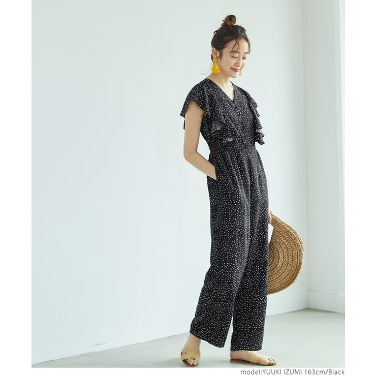 オールインワン レディース ドット柄[品番：PA000010927]｜coca（コカ