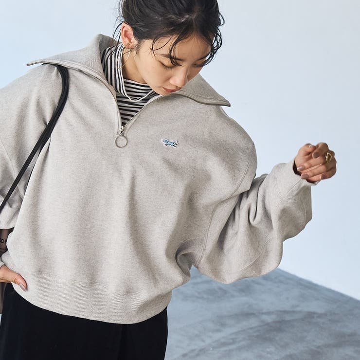 PENNEYS（ぺニーズ）別注ヘビーウエイト裏毛ハーフジッププルオーバー