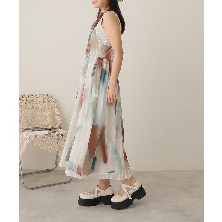 25年春夏新作】厚底 トリプルソール リボン クロスストラップパンプス