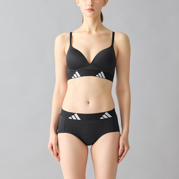 adidas/アディダス ノンワイヤーブラ 吸汗速乾[品番：GNZU0000707