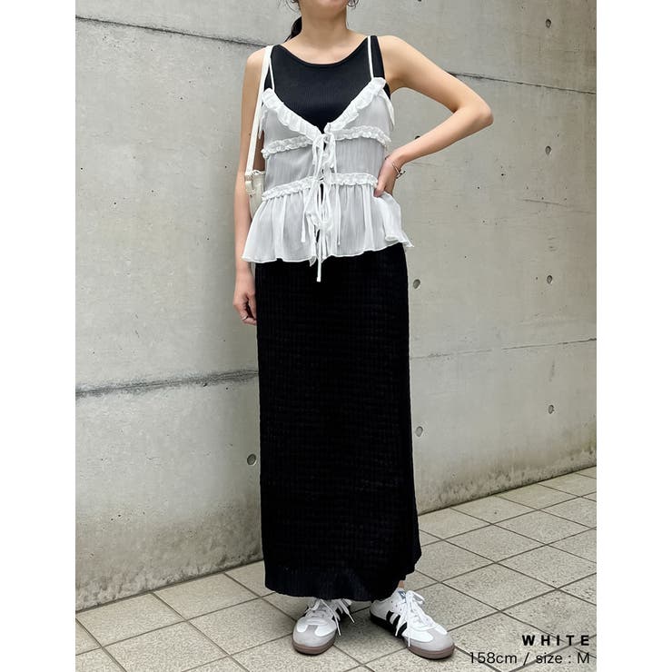 2024 SUMMER COLLECTION][森カンナさん着用]フロントリボ…[品番