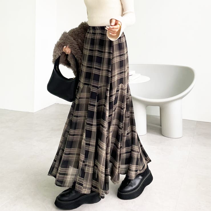 マーメイドフレアーロングスカート[品番：GERW0000043]｜GeeRA（ジーラ