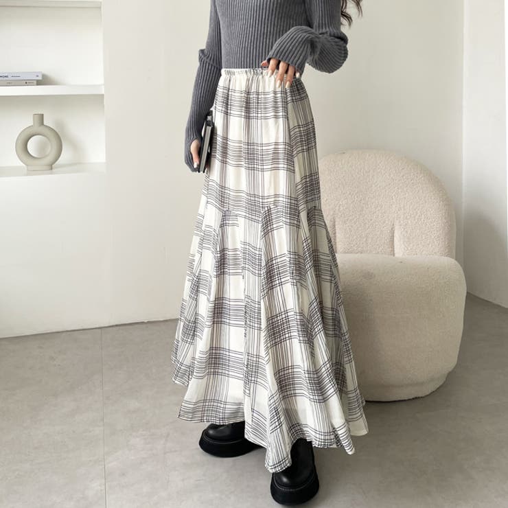 マーメイドフレアーロングスカート[品番：GERW0000043]｜GeeRA（ジーラ