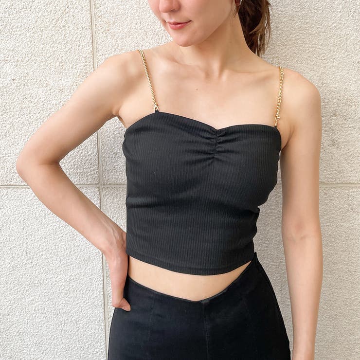 Goldチェーン付きキャミ[品番：GORW0007987]｜GORGE （ゴージ）の