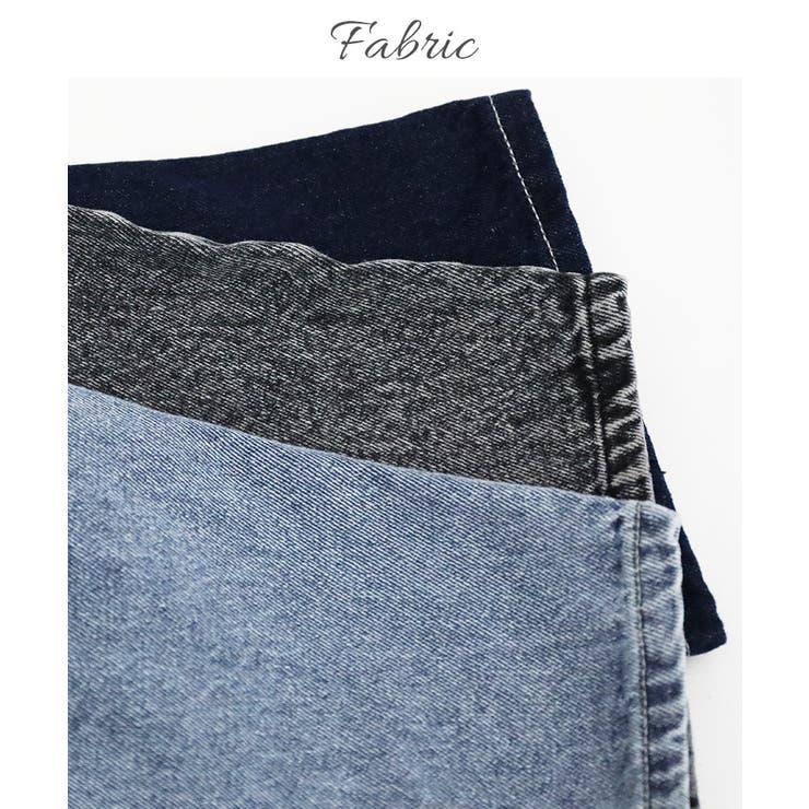 カーブデニムパンツ デニム レディース[品番：GW000004782]｜Growing