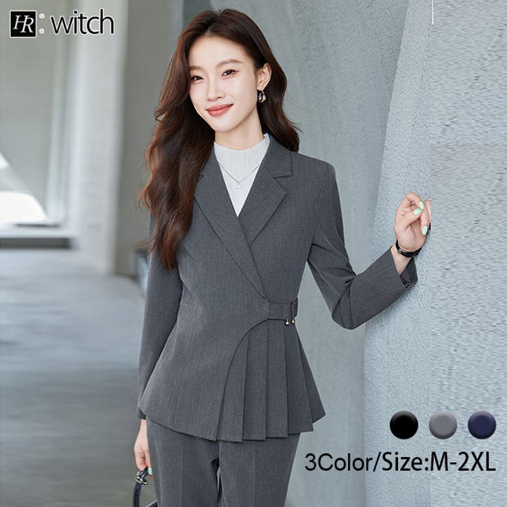 2点セットアップ パンツスーツ フォーマル[品番：HERW0005659]｜WITCH